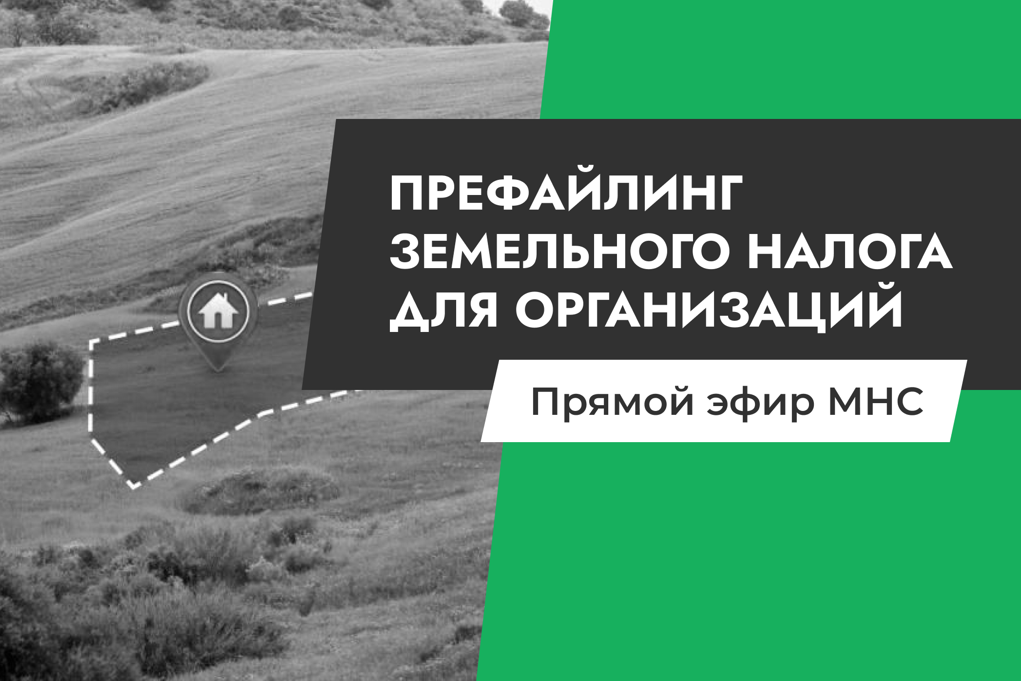 21 ноября состоится прямой эфир МНС на тему префайлинга по земельному налогу для организаций