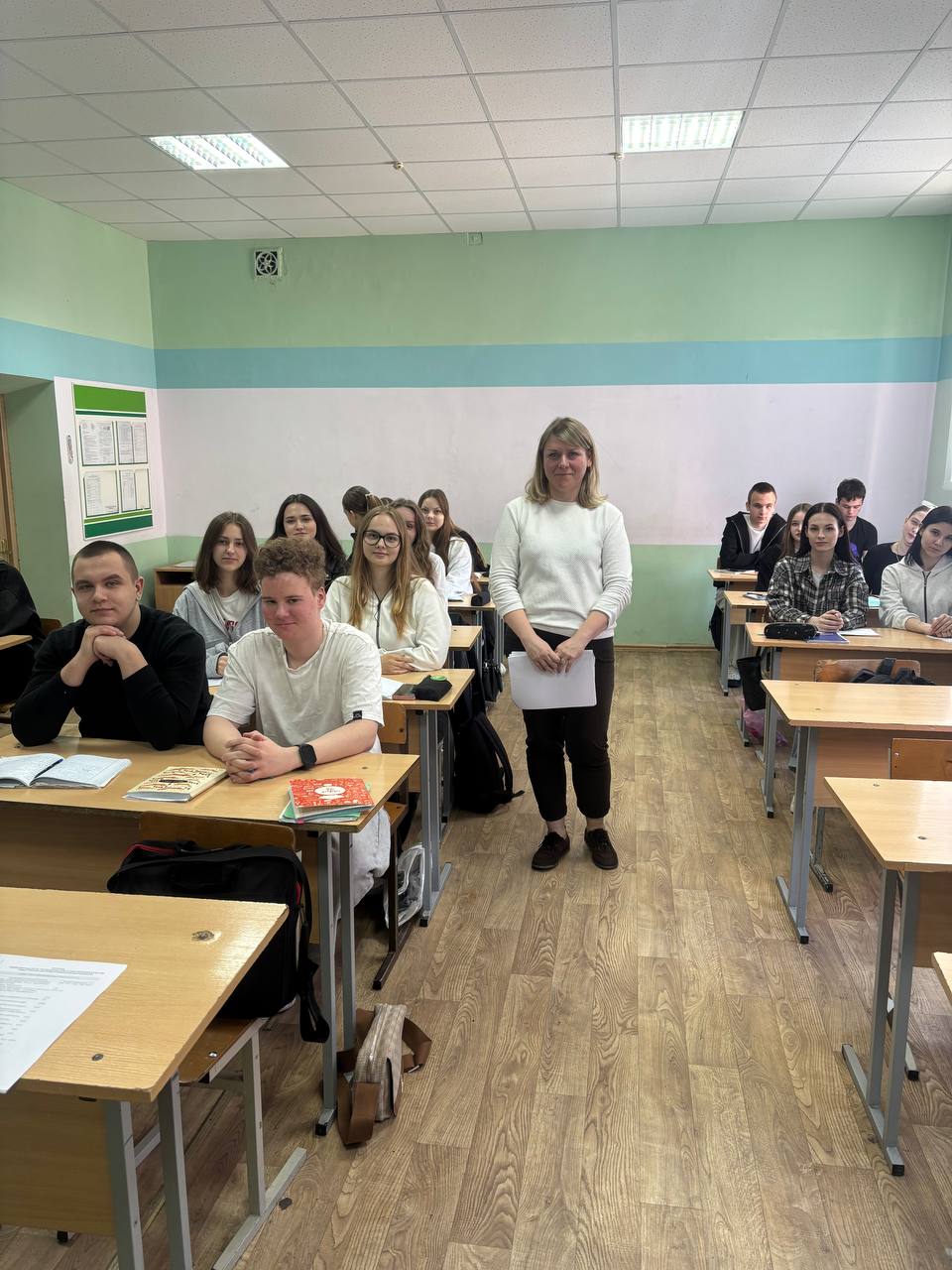 Налоговый консультант провела встречи на тему самозанятости и НПД со студентами гомельских колледжей